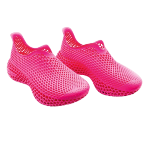 Scarpe in materiale elastico