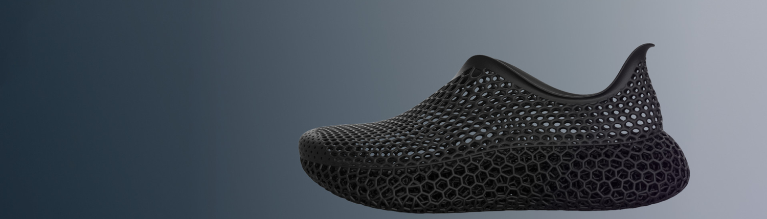 Scarpa in poliuretano stampata in 3D
